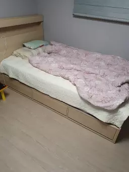 대전점에서 부부침대 구매하고
아이 침대도 구매했어요.

