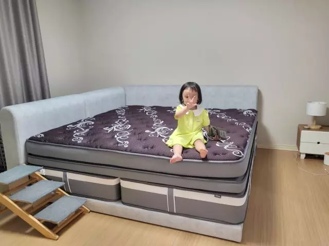 설치 첫 날 엄청 꿀잠잤습니다. 한 달 정도 허리가 너