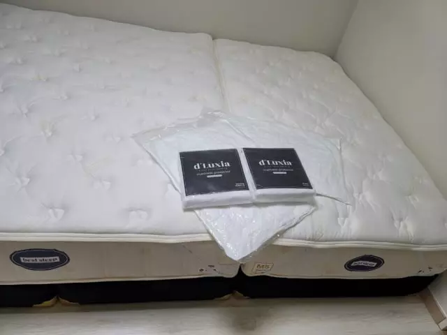 킹사이즈+슈퍼싱글 구매했습니다. 아기가 곧태어날 예정 