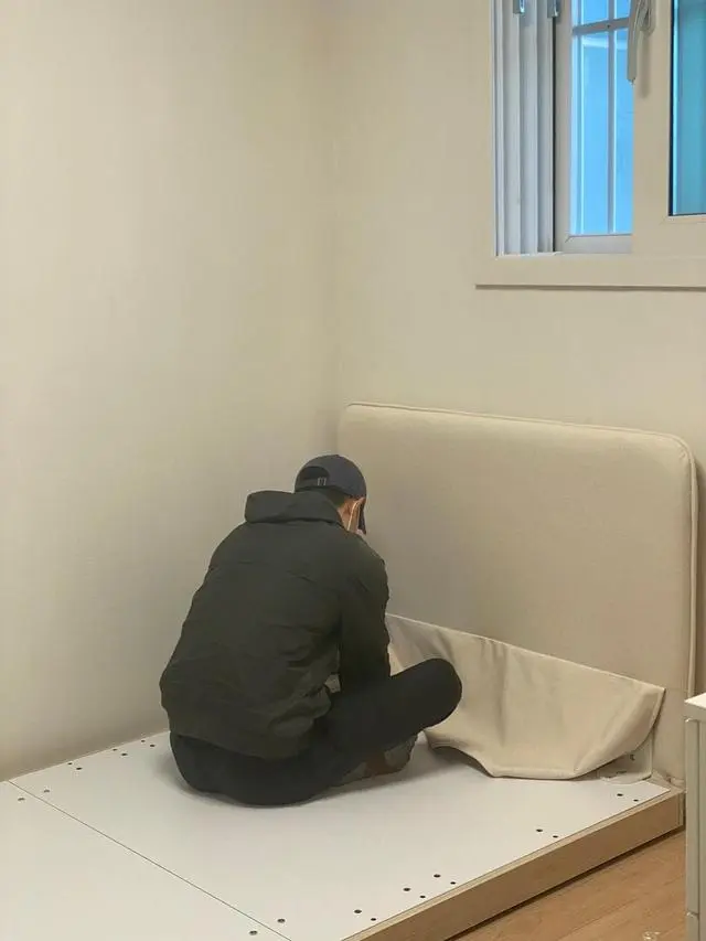 신생아 원목 침대가 작아져서 다음 단계 데이베드를 알라