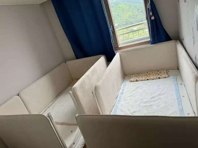 쌍둥이 범퍼침대 넘어와서 더 높고 안전한 침대 찾다가 