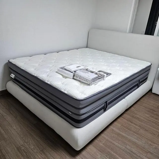 신혼침대로 최종 선택한 베스트슬립 z7 소프트그레이 저