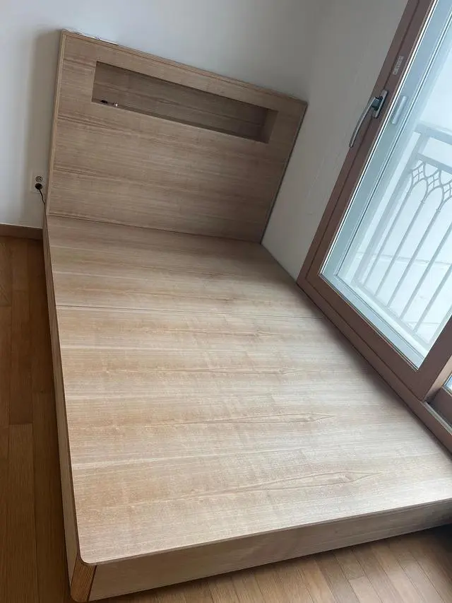 이사를 앞두고, 아이가 사용하던 싱글침대를 SS 크기로