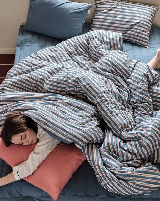 미네트 고밀도 60수 체온조절 텐셀 차렵이불+베개커버 세트 S Q