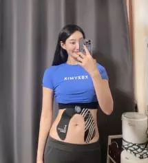 셀프리시 그냥 가벼운 전기통하는 마사지기려니 생각햇는데.. 왠걸 배에 붙이고 누워만