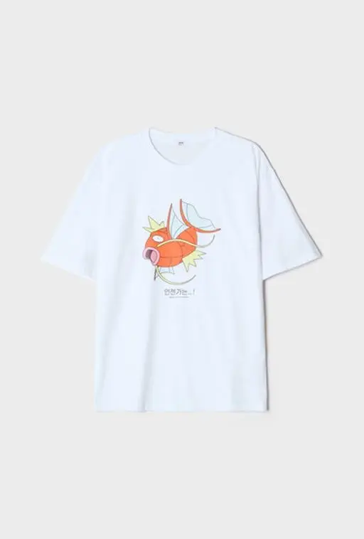 [포켓몬] 반팔 티셔츠 (RE)(White)_SPRLG37U41