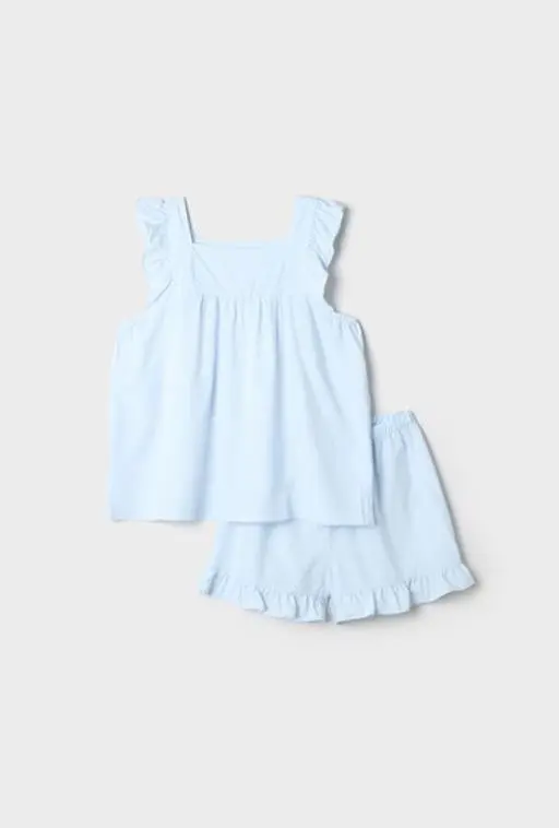 [COMFORT] 프릴 나시 파자마(LIGHT BLUE)_SPLOG37A03