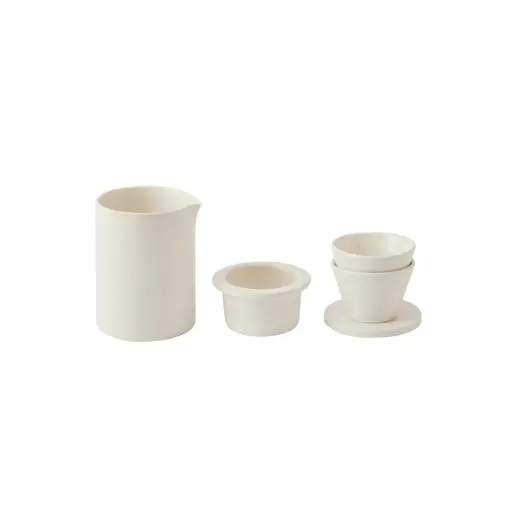 APTER PORTABLE TEAWARE (BLACK/WHITE)