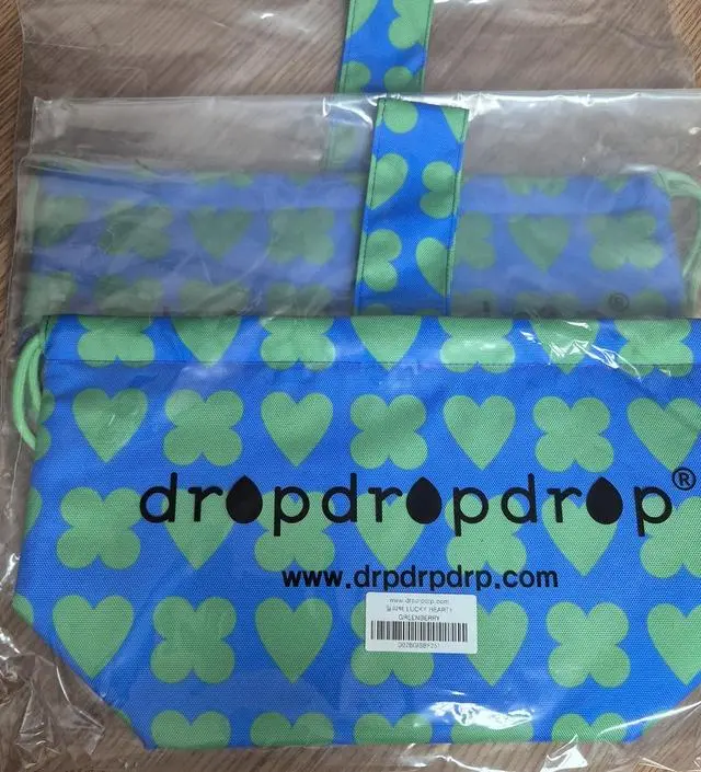 【dropdropdrop】Lucky Hearty Greenberry☆韓国☆デリバッグ dropdropdrop딜리백 LUCKY HEARTY GREENBERRY